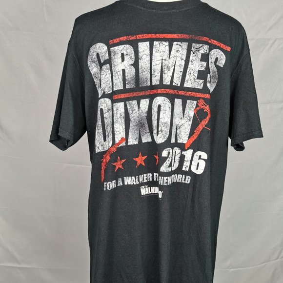 The Walking Dead Grimes Dixon 2016 T-Shirt - Picture 2 of 7